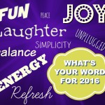 Word Up – What’s Your Word For 2016?